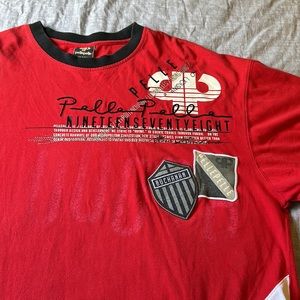 Pellepelle mens XXL tshirt. Made in Macau. Some fading.